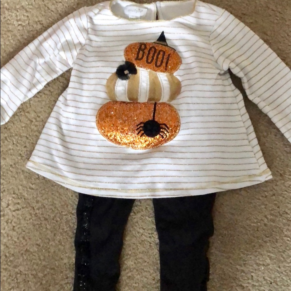 Mud pie baby girls Halloween outfit 12-18 months